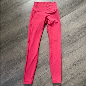 lululemon athletica Pink Leggings size 4 EUC